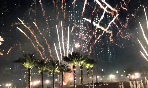 NYE Fireworks in Abu Dhabi