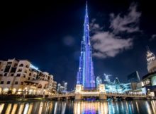 Dubai NYE laser show